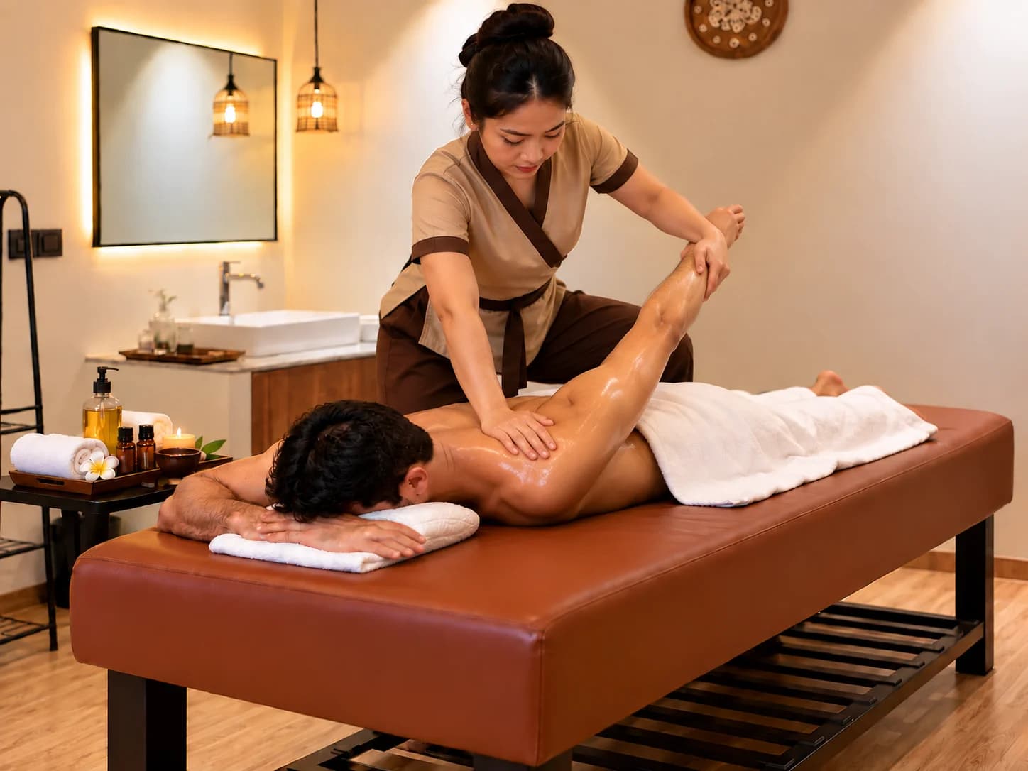 Yantra Massage — treatment in progress